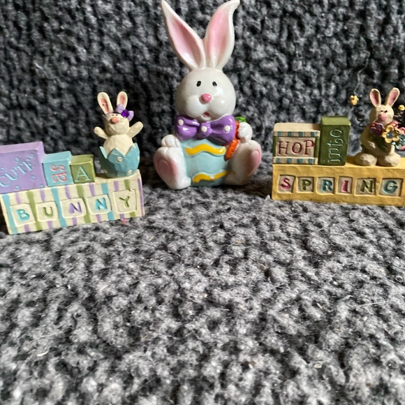 Other - Easter Bunny Figurines Set